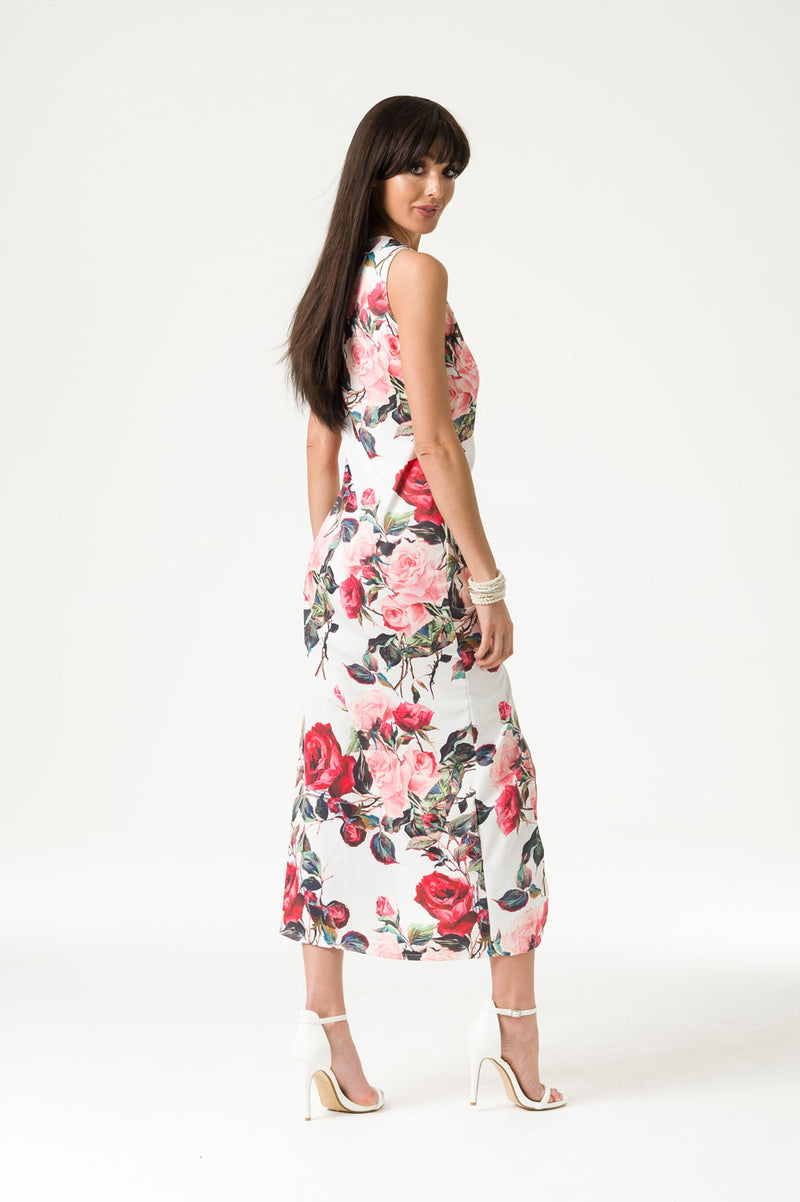 Floral Printed Maxi Dress